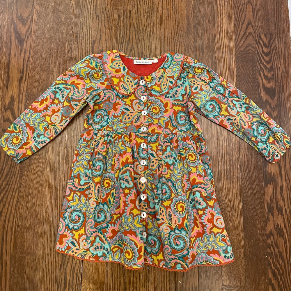 Little girls Roller Rabbit Rodez Reilly Dress size 4